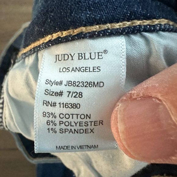 Judy Blue Skinny Fit Jeans Size 7/28 Gently Worn - Picture 7 of 7